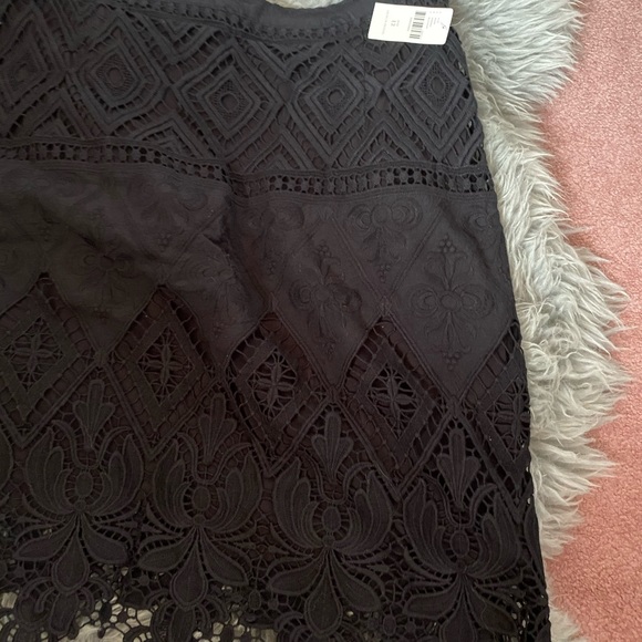 Anthropologie Black Lace Skirt - Picture 10 of 11
